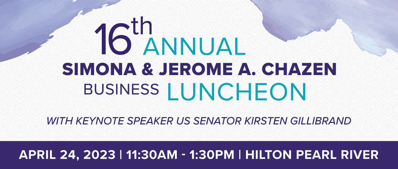 Business Luncheon Hero Image with Event Details and Keynote Speaker