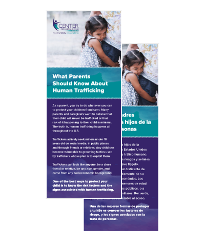 thumbnail image showing preview of parents guide for human trafficking download