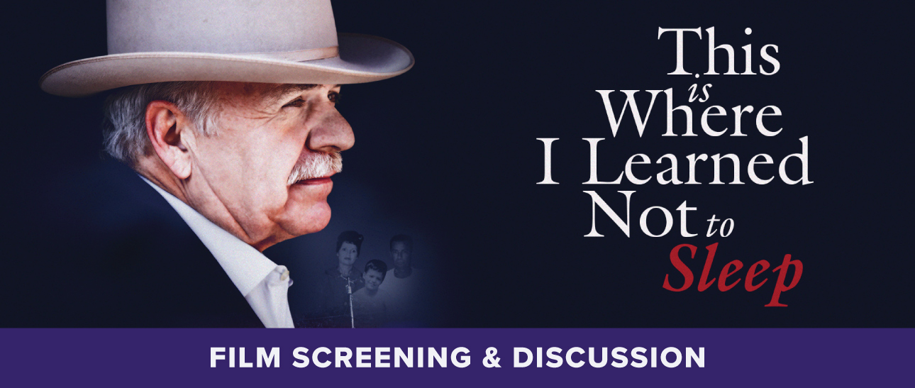 film and discussion event hero with man wearing cowboy hat