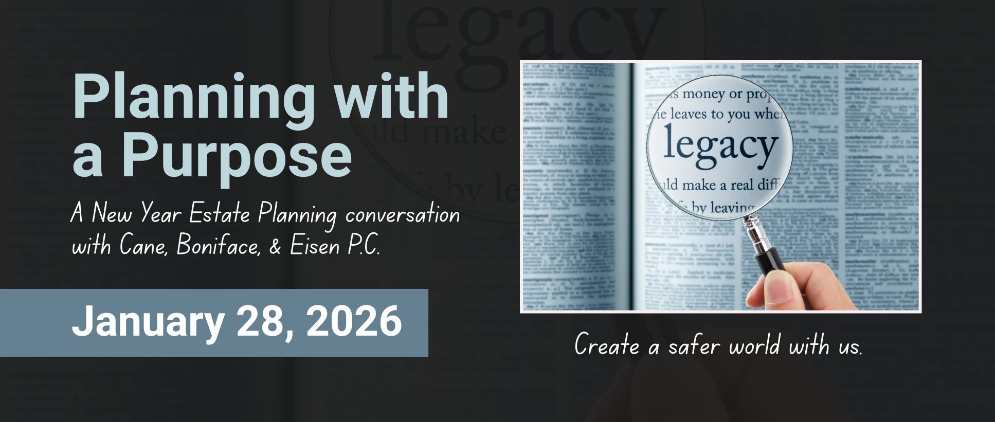 planning with a purpose event